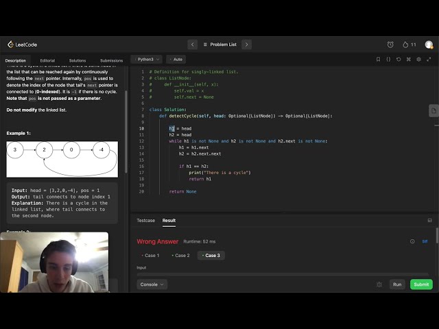 Leetcode 142. Linked List Cycle II