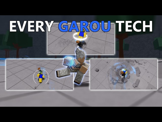 EVERY Garou Tech In The Strongest Battlegrounds EXPLAINED!