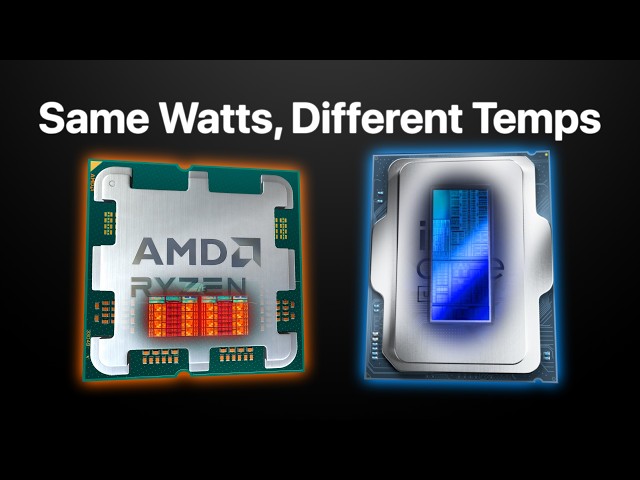Why does AMD Ryzen run hotter at the same TDP?