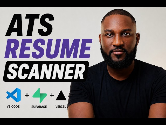 Build an ATS Resume Scanner with AI (VS Code + Supabase + Vercel)