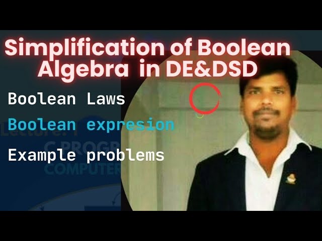 Simplification of Boolean algebra 