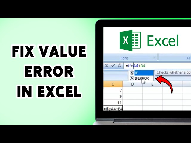 How To Fix VALUE ERROR In Excel | Troubleshoot #VALUE! Error In Microsoft Excel On PC 2026