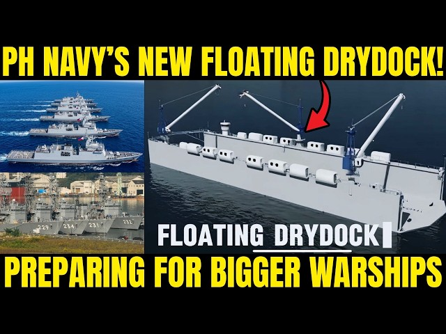 Philippine Navy to Get ₱2.265B New Floating Drydock!