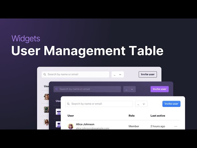 The ULTIMATE User Management Table with WorkOS Widgets