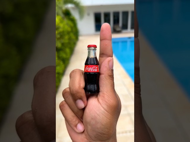 Coca-Cola Mini bottle #shorts #food #cocacola #mini