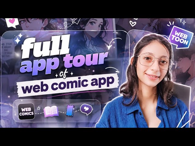 Full app tour of my Web comic app!! 