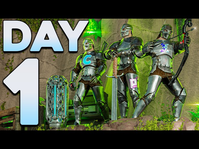 We Built the Greatest Crouch Bear Cave VS 1000 Players in ARK PvP...