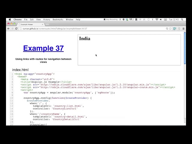 Introduction to Angular js in 50 Examples part 2