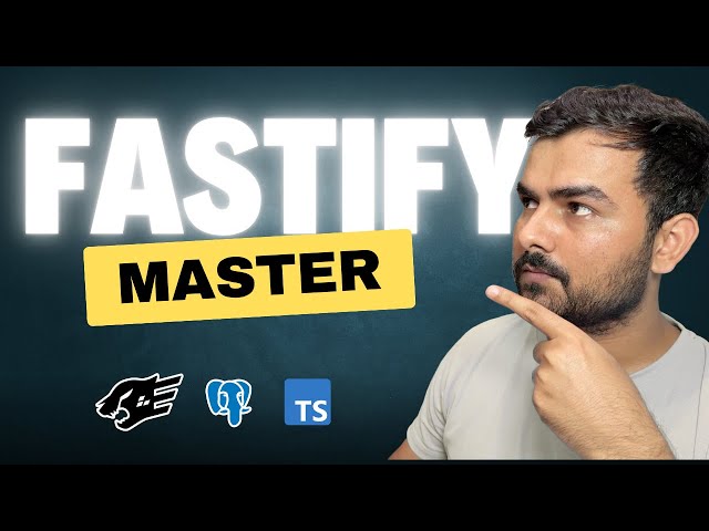 Fastify Crash Course 2026 🚀 | Prisma, Hooks, Decorators, Plugins and much more