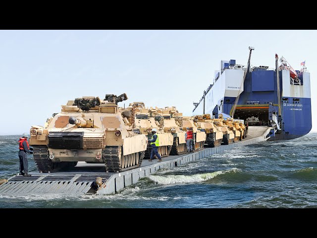 Genius Method The U.S. Uses to Unload Billions $ Worth of Tanks From Sea