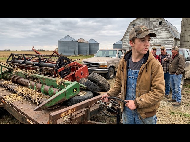 Everyone Laughed When the Teen Asked for Their Scrapped Combine Headers — Then Harvest Came