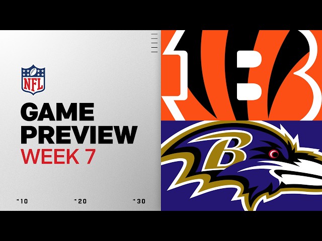 Cincinnati Bengals vs Baltimore Ravens | 2026 Week 7 Game Preview
