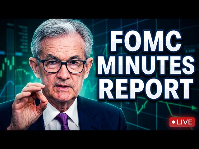 🔴WATCH LIVE: FOMC MINUTES REPORT 2PM! | JEROME POWELL FED MEETING REACTION