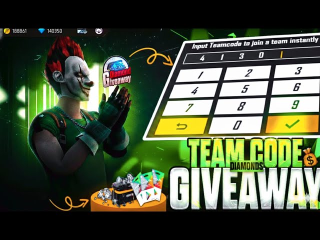 FREE FIRE LIVE CUSTOM ROOM GIVEAWAY | FF LIVE TEAM CODE GIVEAWAY | FF LIVE GIVEAWAY DJ ALOK |FF LIVE