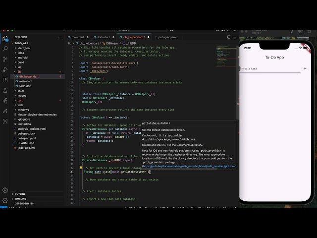 Build a To-Do App in Flutter with Local Database (SQLite)