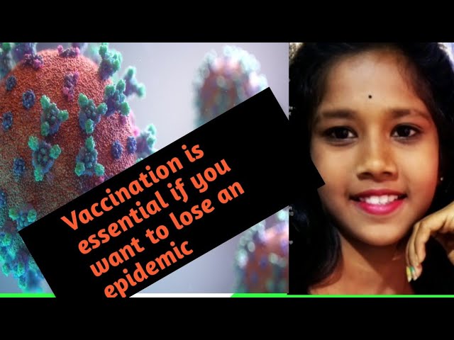 Vaccination is essential if you want to lose an epidemic