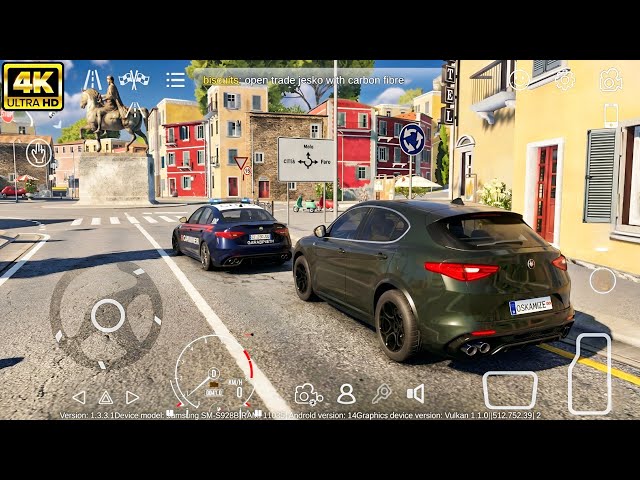 Alfa Romeo Stelvio & Giulia Quadrifoglio Police Escort Convoy | Car Parking Multiplayer 2 