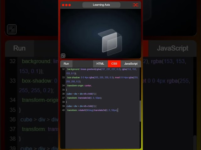 Melting Ice Cube | HTML CSS