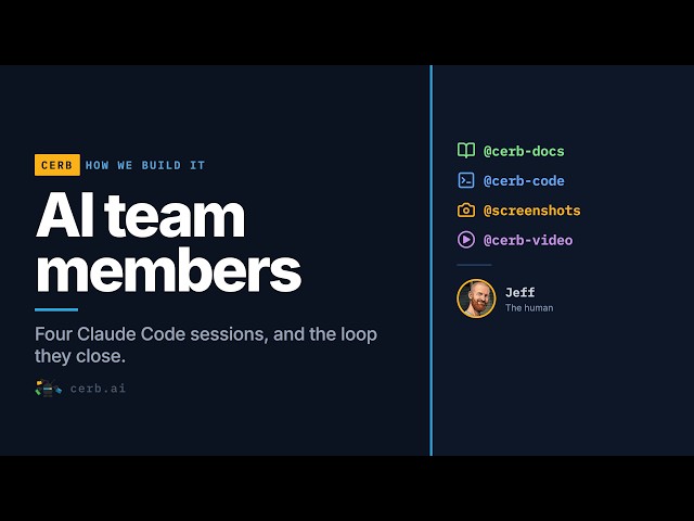 The AI team members helping build Cerb #ClaudeCode #Agents