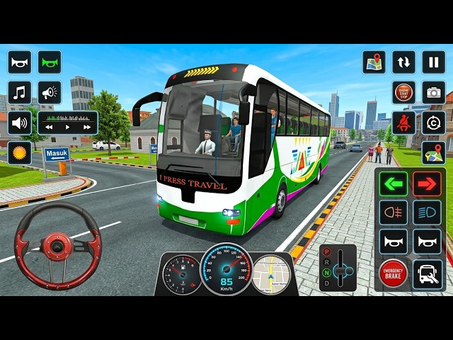 🚍 Indian Bus Driving in Bus Simulator Indonesia 🇮🇳 | Realistic Bus Gameplay | Android