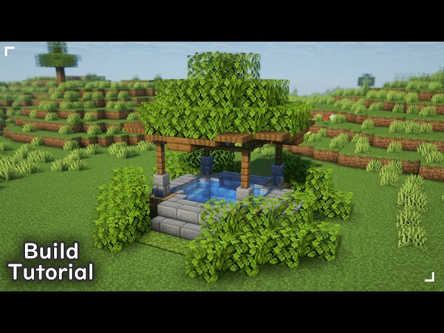 💧 Simple Village Well 🚰 | Minecraft Build Tutorial