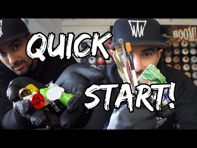 Spray Paint Art Setup On A Budget! - Tools and Caps for Beginners