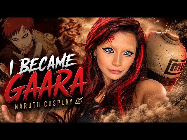 I Became Gaara from Naruto | Full Gaara Cosplay Transformation 🏜️