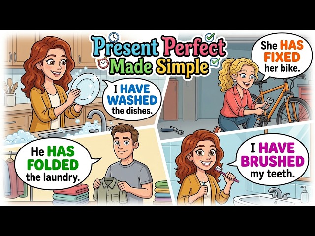 Learn English FAST 🚀 | Present Perfect Made Simple ✅