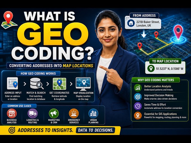 16. What is Geocoding?