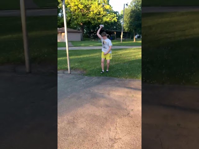 Bro is seriously making hoops with bottles in 2026