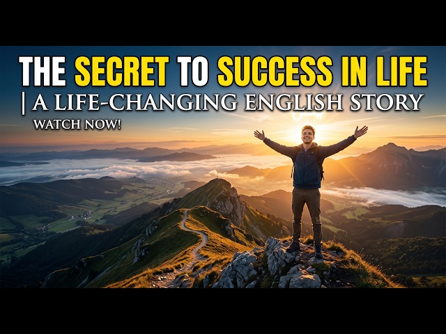 The Secret to Success in Life | A Life-Changing English Story