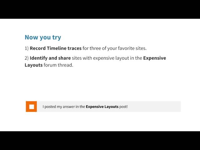 Finding Examples of Expensive Layouts - Website Performance Optimization