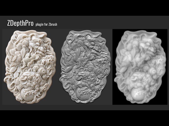 ZDepthPro plugin Zbrush Tutorial 3