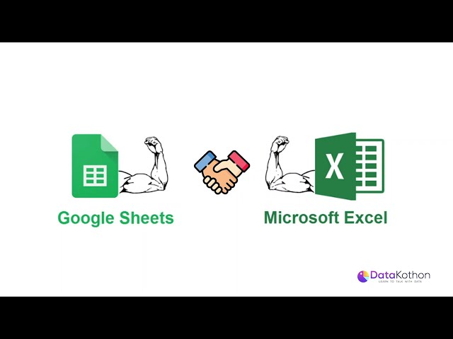 Google Sheets for Data Analysis - Introduction | DataKothon