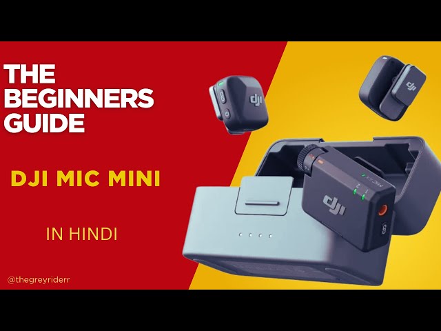 DJI Mic Mini Beginners Guide in Hindi | Full Setup, Test & Tips!