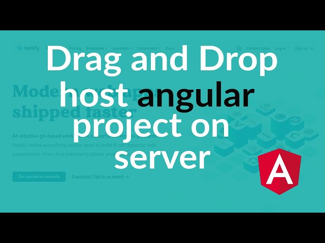how to host angular website on server | Netlify free web hosting