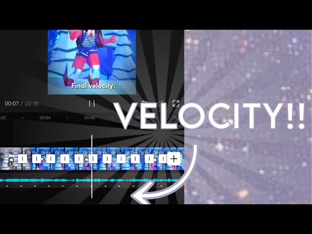 ♡︎How to get VELOCITY on CAPCUT! #velocity #capcut