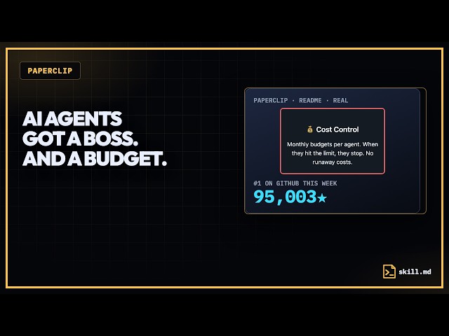 95,000 Stars for an App That Gives AI Agents a Boss and a Budget