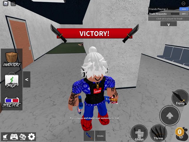 Mm2 Gameplay (EZ aimbot practice)