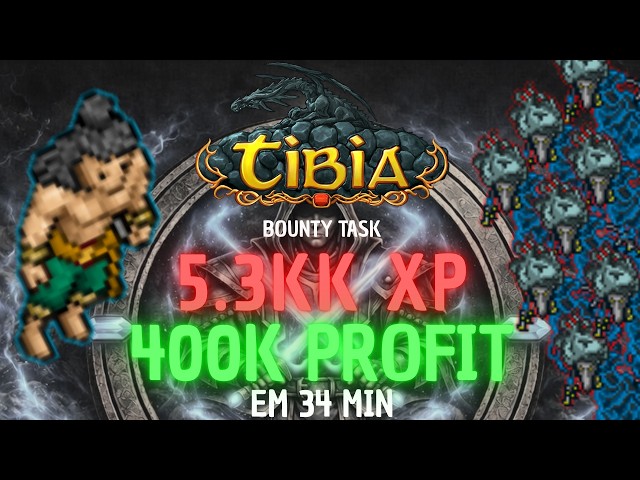 BOUNTY TASK | 412 BURSTER SPECTRE - 5.3KK EXP | 400K PROFIT - 34 MIN | 600+ MONK SOLO