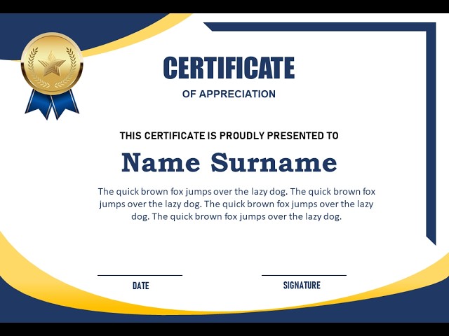 Cómo crear un certificado usando PowerPoint