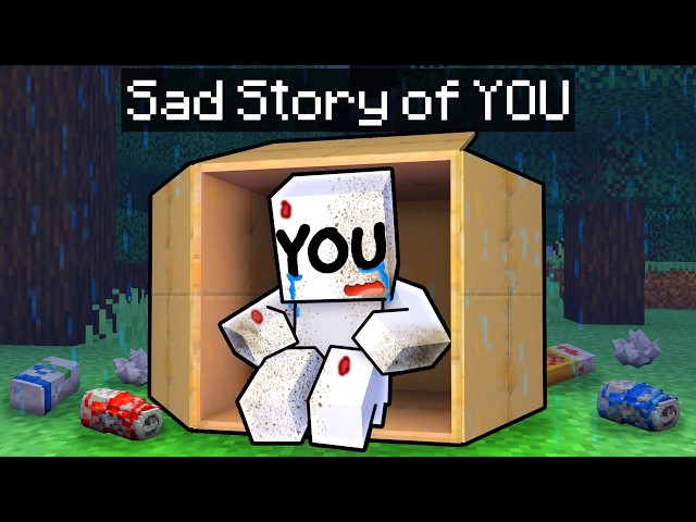 The SAD STORY of YOU in Minecraft..