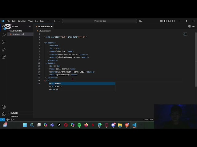 Laboratory Exercise: XML Parsing in Java