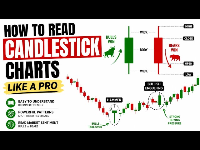 How to Read Candlestick Charts Like a Pro