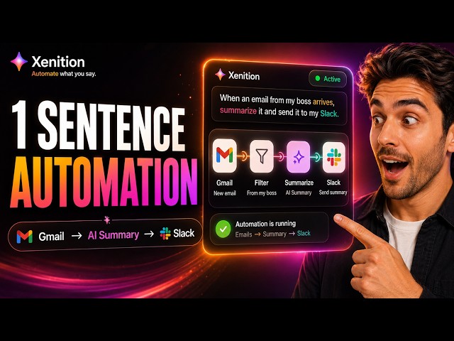 AI Automation That Actually Does the Work — Just Describe What You Want