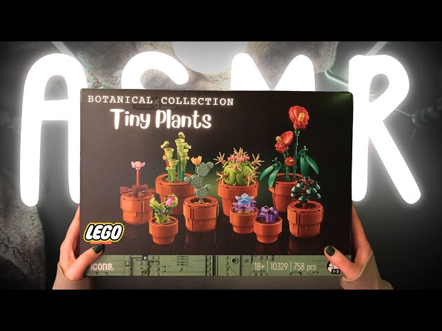ASMR Lego Tiny Plants Full Build 1hr+ (no talking) | Botanical Collection