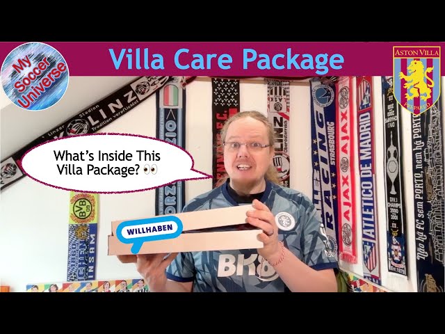 Unboxing an Aston Villa Care Package! 😍 What’s Inside?