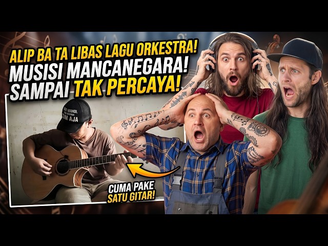 CUMA PAKAI SATU GITAR❗PARA MUSISI SAMPAI TAK PERCAYA ALIP BA TA LIBAS SEMUA INSTRUMEN ORKESTRA