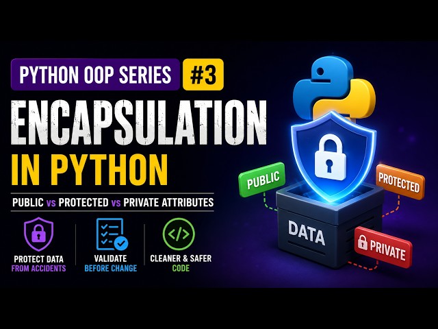 Encapsulation Explained | Public vs Private Attributes | Python OOP Series #3