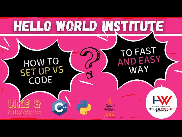 How to set up vs code for c/c++ language